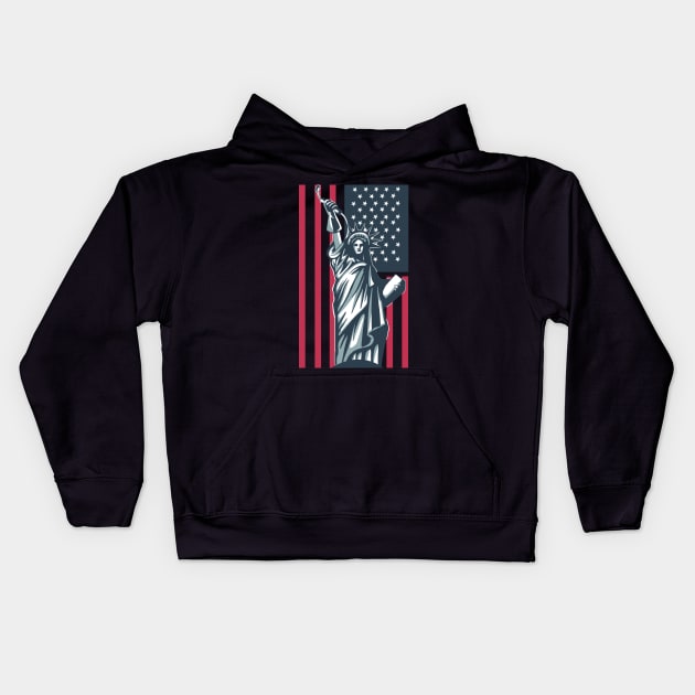 Liberty Welder Kids Hoodie by damnoverload